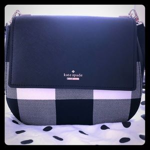 NWT Kate Spade Cameron Street Plaid Byrdie Bag